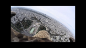 Flying eagle point of view #4 by Sony Action Cam Mini (A flight over Paris)